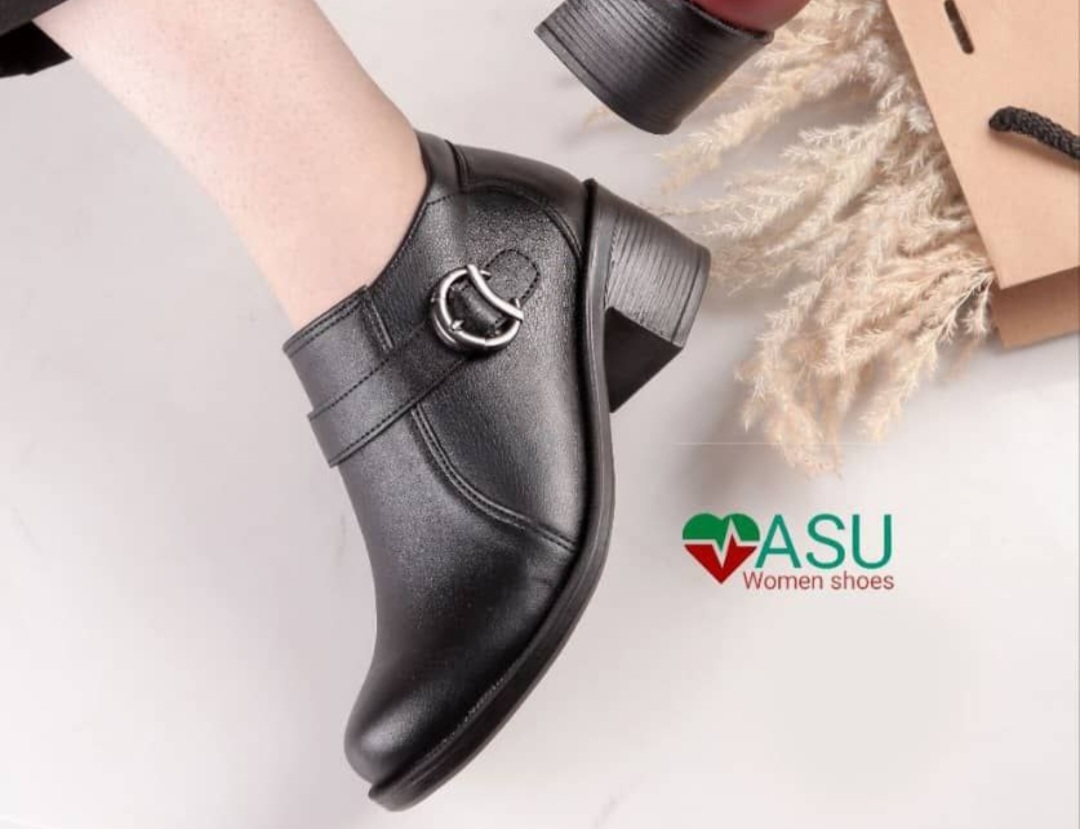 بوت پاشنه دار زنانه زیپی