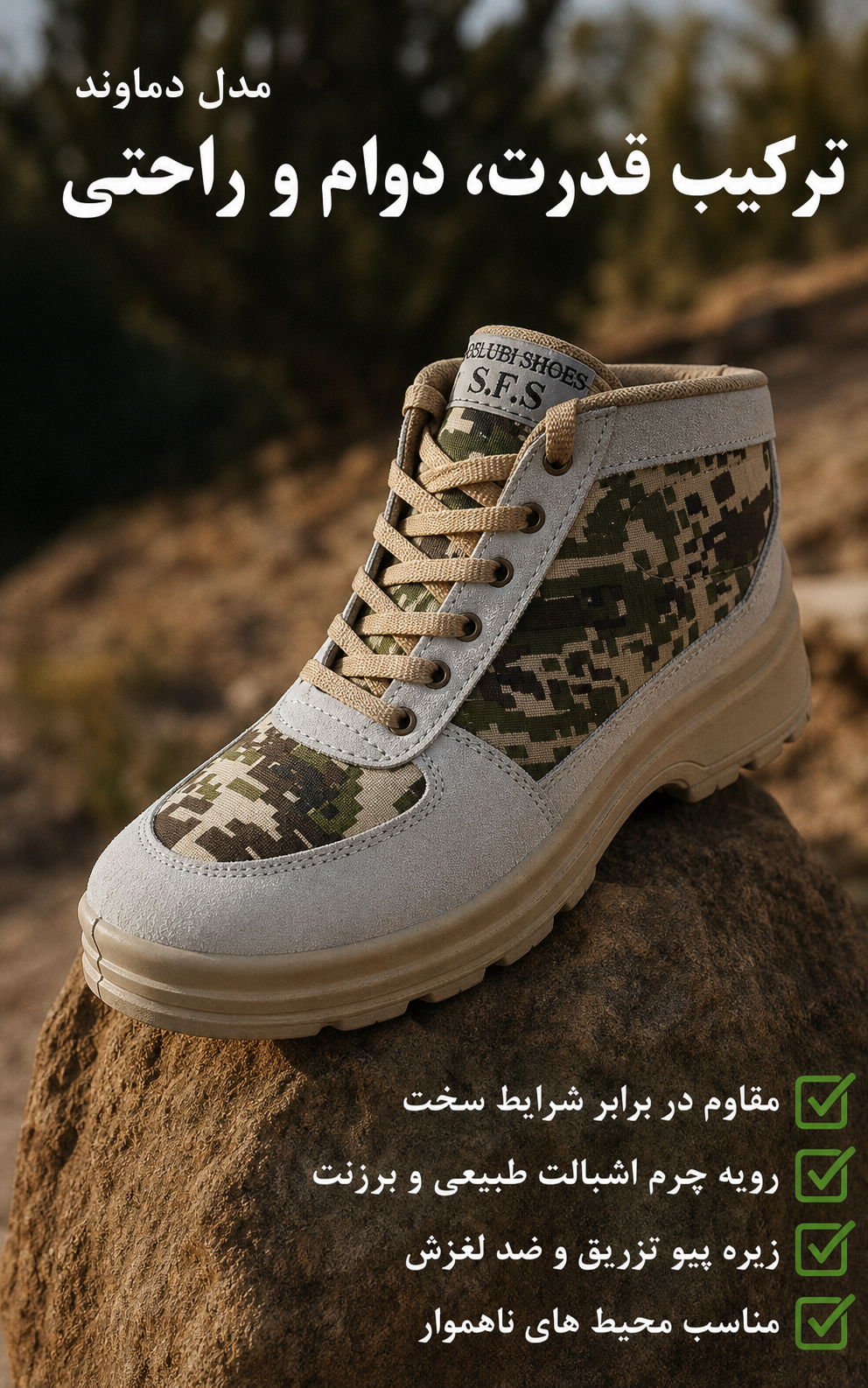کفش کار و کوهنوردی مردانه